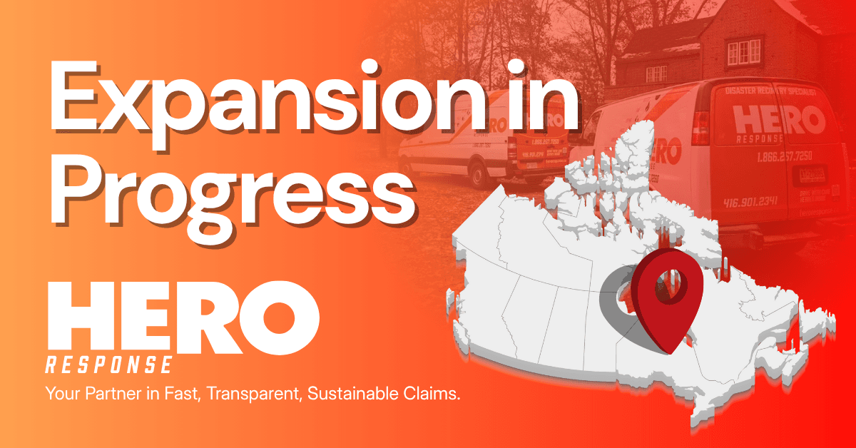 Hero Response Expands Restoration Services to Ontario with Two New Locations